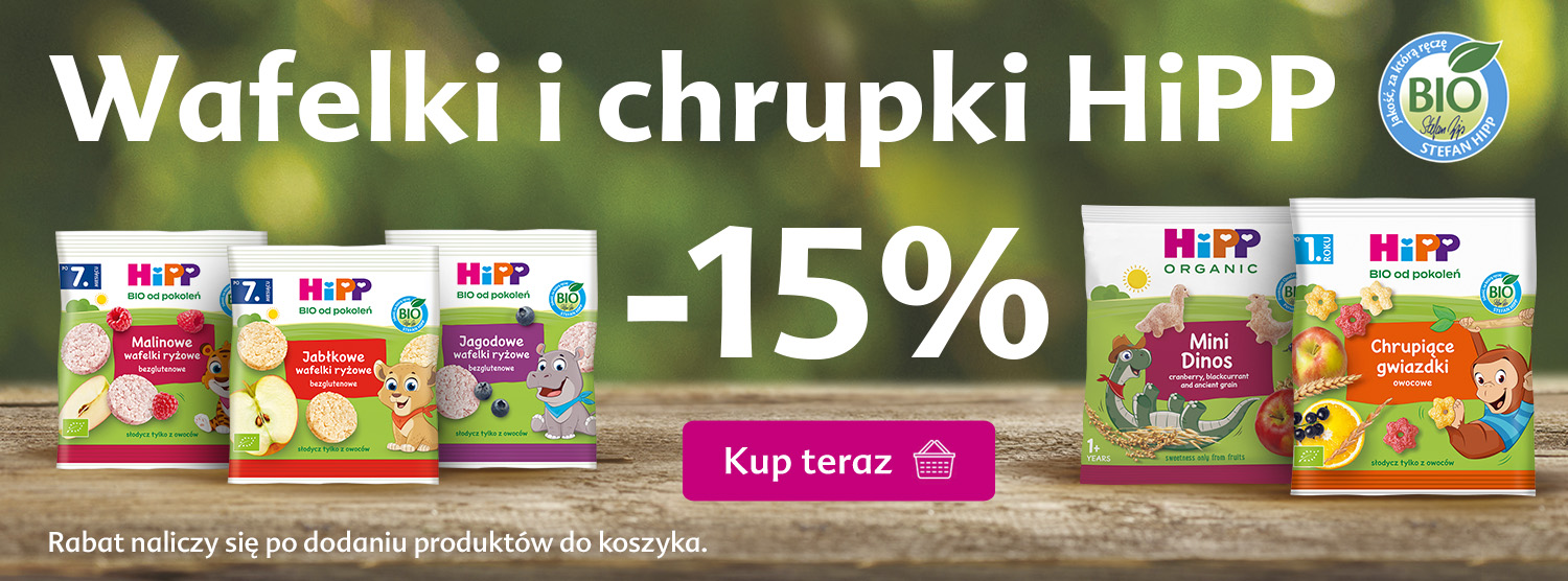 Hipp wafelki i chrupki -15%