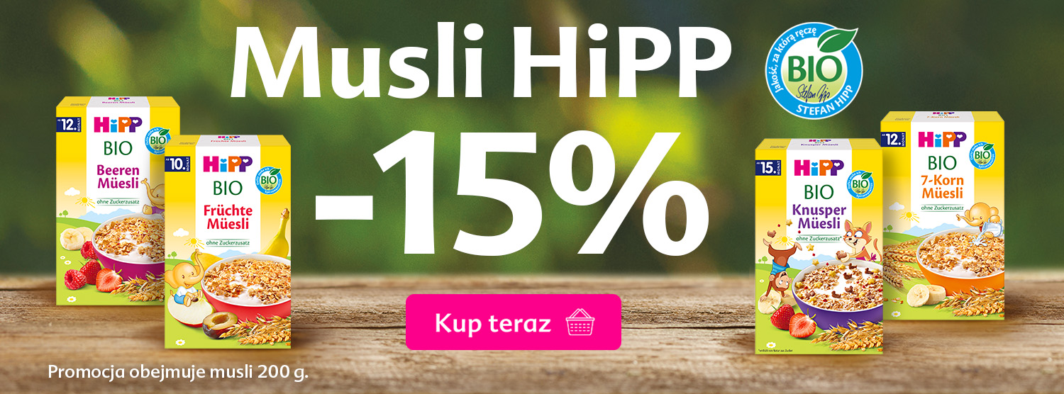 Hipp Musli 200 g - 15% rabatu po dodaniu do koszyka